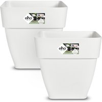 Blumentopf 2er-Set Weiß 30x29x29cm 15,1L von Gardebruk®