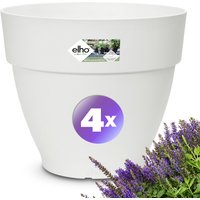 Blumentopf 4er-Set Weiß 20x17cm 3,2L von Gardebruk®