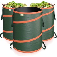 Popup Gartenabfallsack 3er-Set Grün je 85 Liter von Gardebruk®