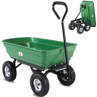 Bollerwagen Grün 103,5x51x92,5cm mit Kippfunktion von Gardebruk®