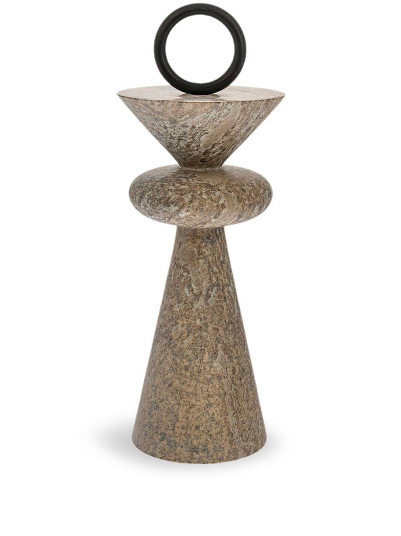 Gardeco Constantin Totem 2 stone sculpture - Neutrals von Gardeco