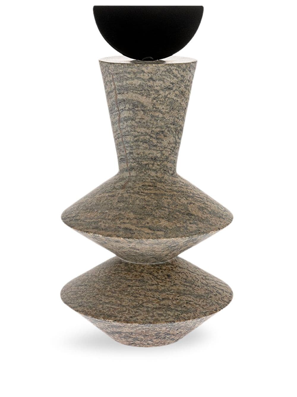 Gardeco Constantin Totem 3 stone sculpture - Brown von Gardeco