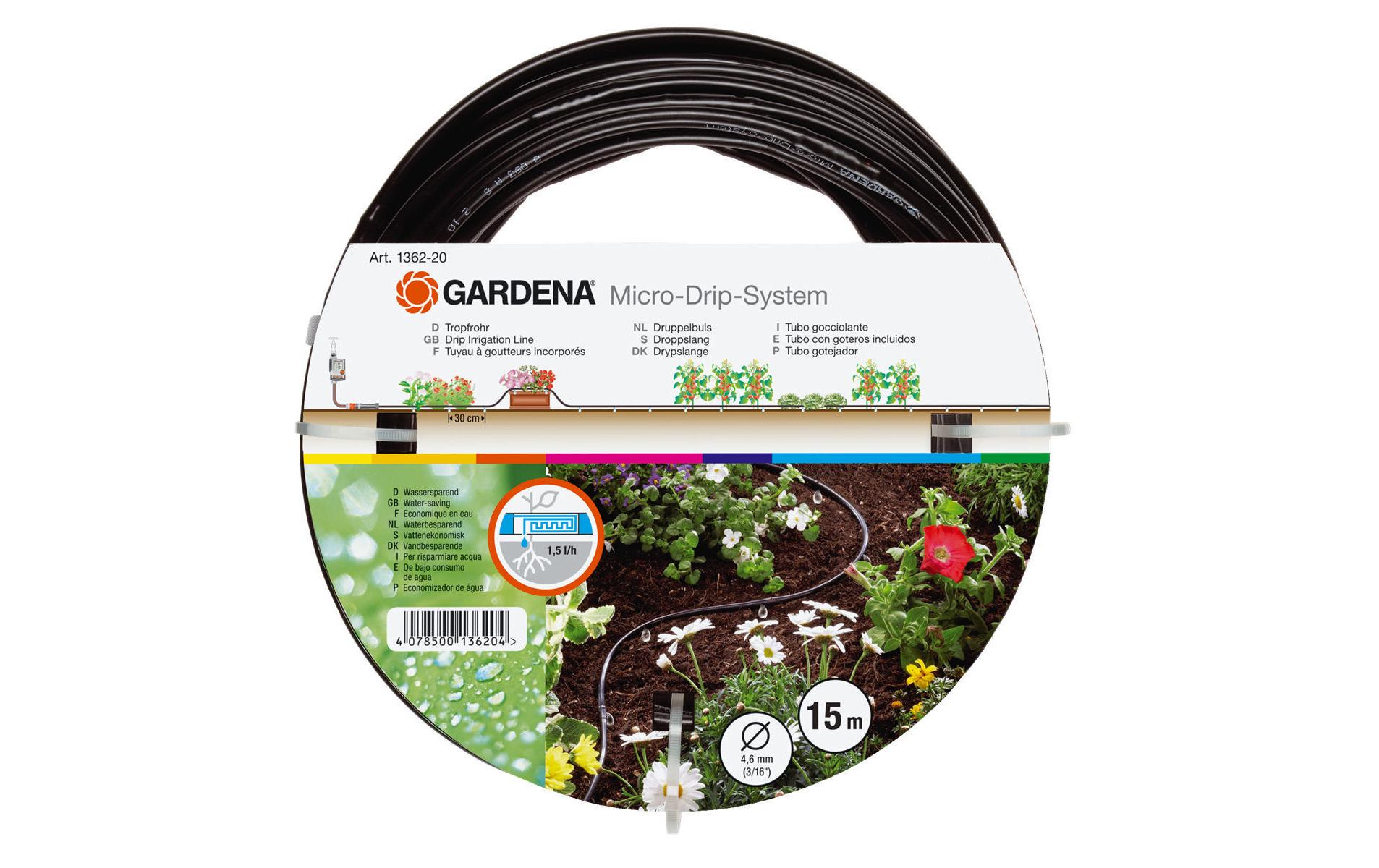 GARDENA Bewässerungssystem »Tropfrohr 1362«, Micro-Drip-System von Gardena