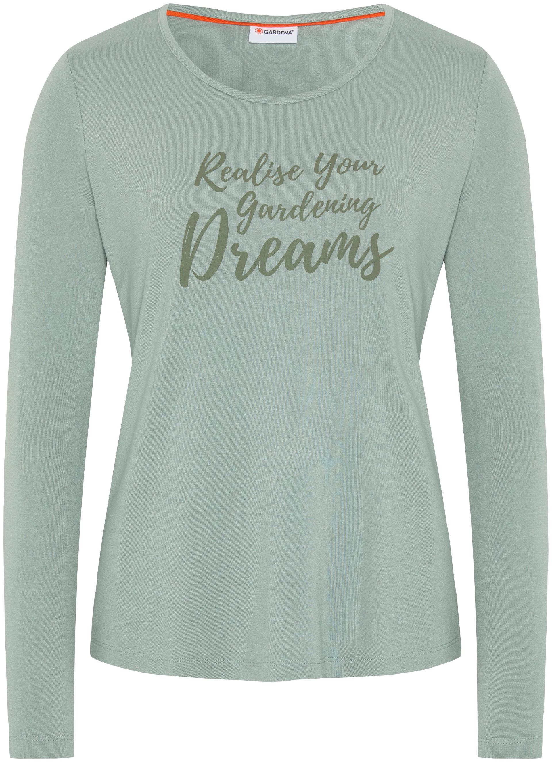 GARDENA Longsleeve »Green Milieu«, mit Schriftzug von Gardena