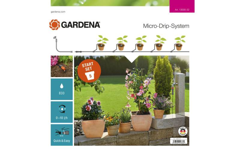 GARDENA Bewässerungssystem »Micro-Drip-System Pflanztöpfe S«, Micro-Drip-System von Gardena