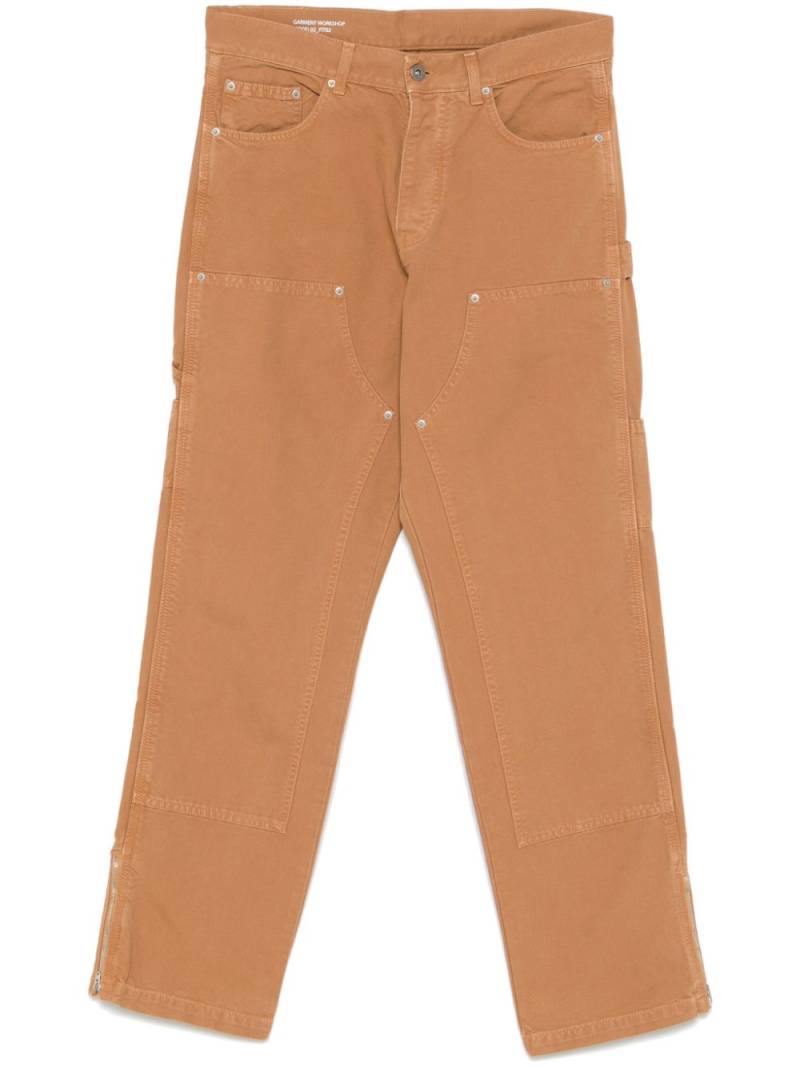 Garment workshop Double Knee trousers - Brown von Garment workshop