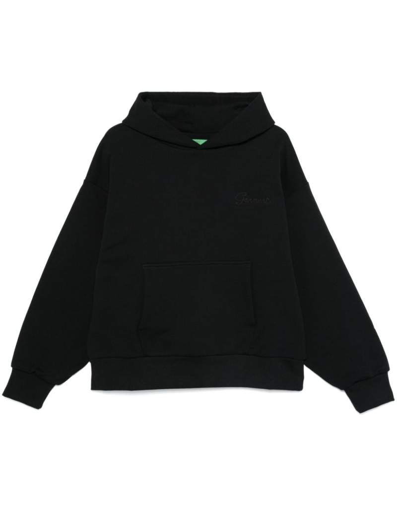 Garment workshop embroidered-logo hoodie - Black von Garment workshop