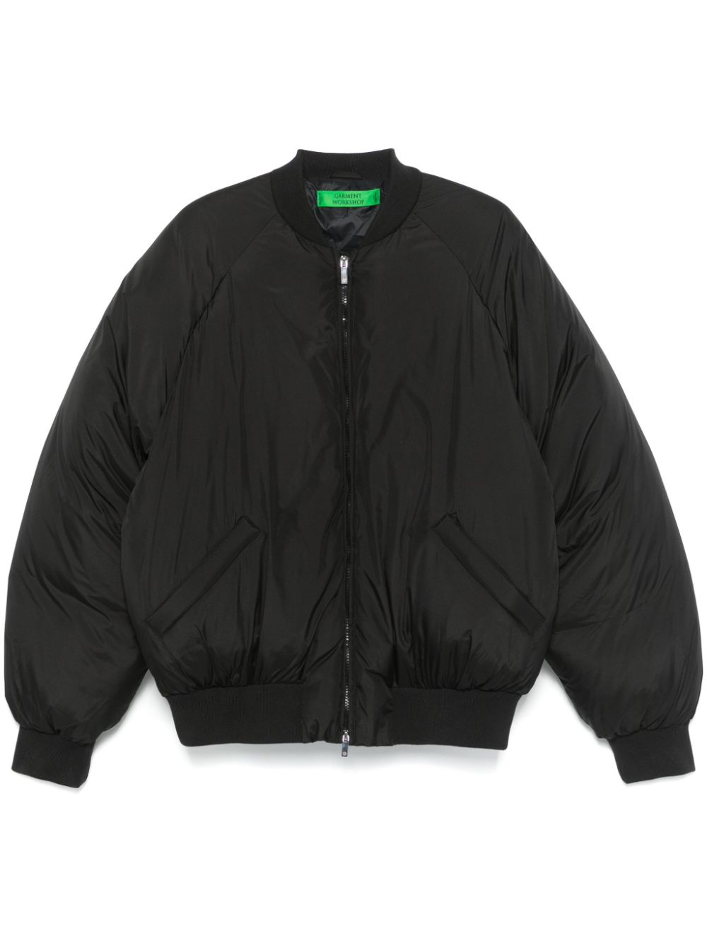 Garment workshop padded bomber jacket - Black von Garment workshop