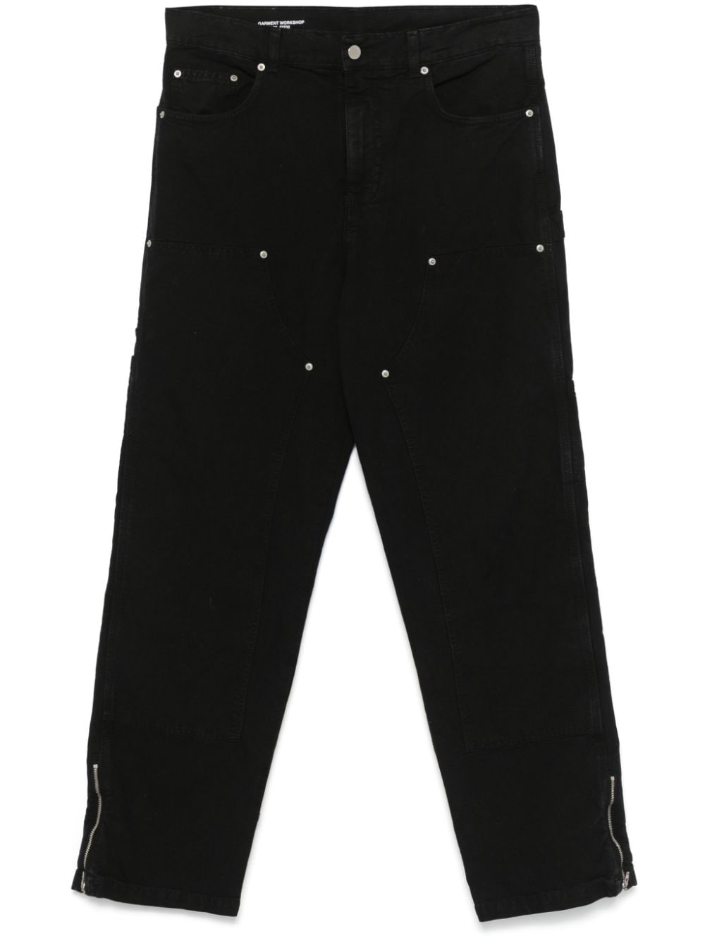 Garment workshop straight-leg trousers - Black von Garment workshop