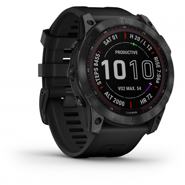 Garmin - Fenix 7X Sapphire Solar - Multifunktionsuhr schwarz von Garmin