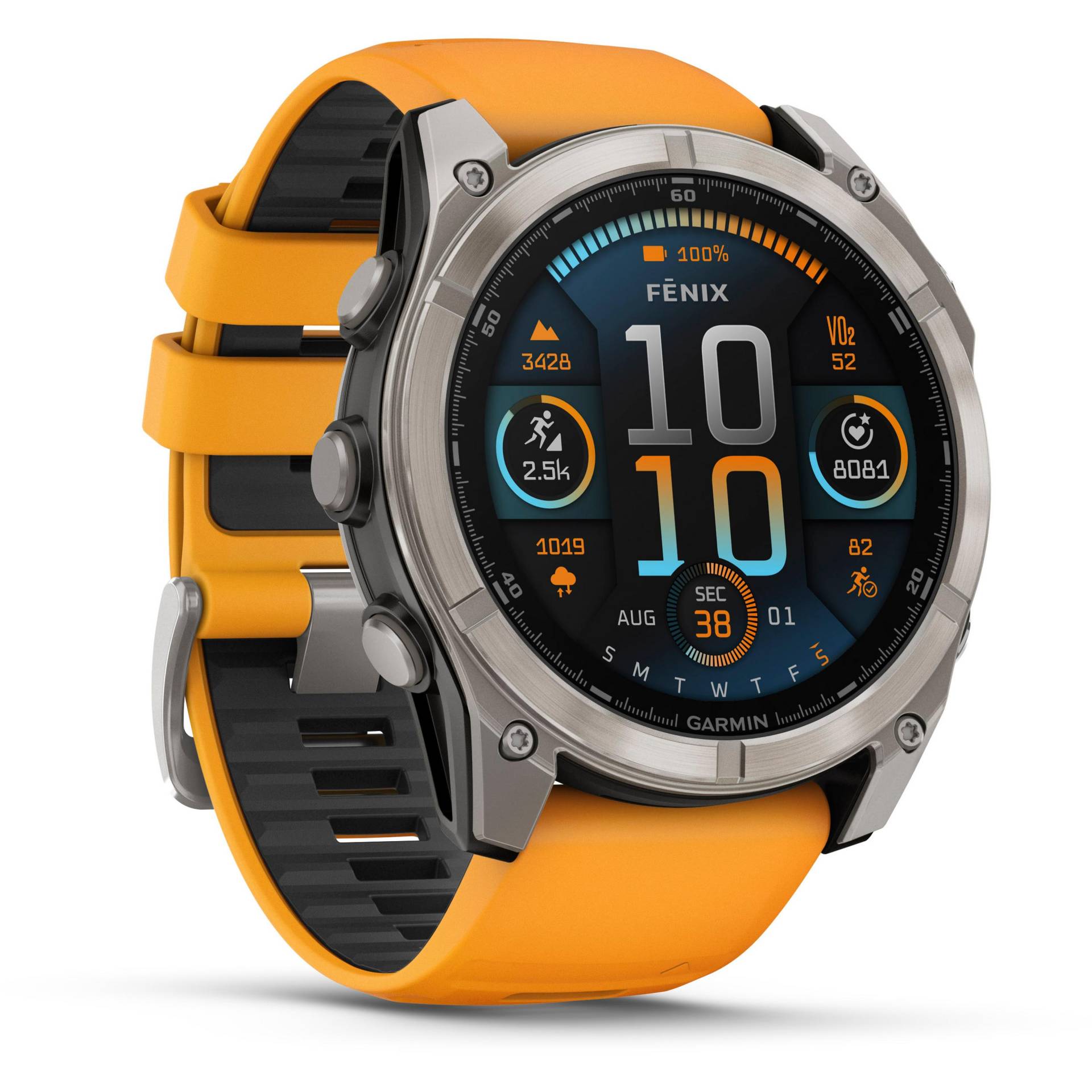 Garmin Fenix 8 51mm Amoled Sapphire Titan Sportuhr von Garmin