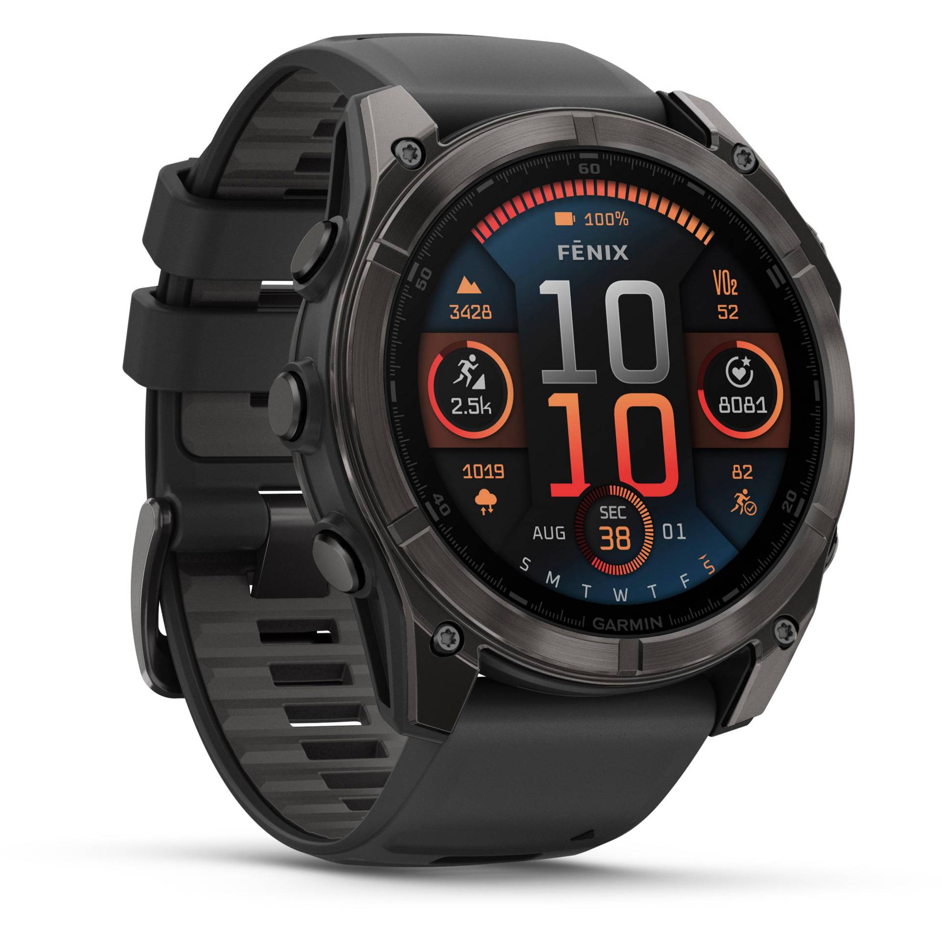 Garmin Fenix 8 51mm Amoled Sapphire Titan Sportuhr von Garmin