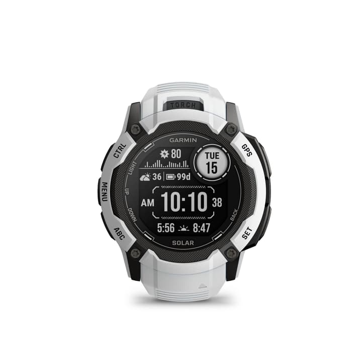 Garmin Instinct 2X Solar Sportuhr hellgrau von Garmin