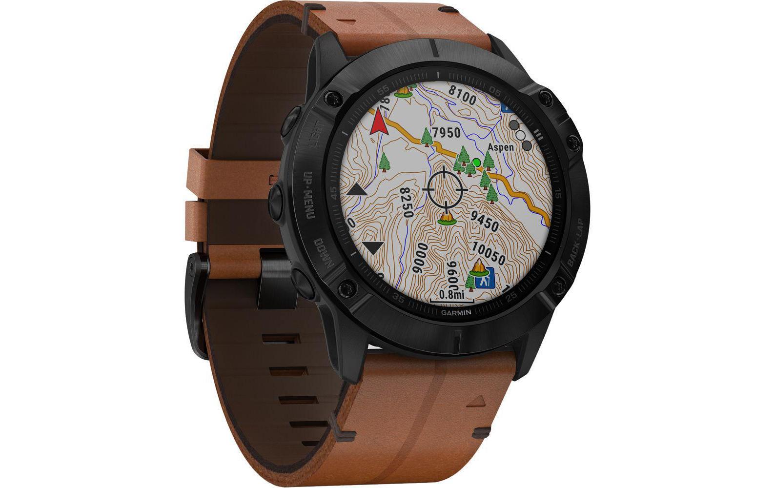 Garmin Smartwatch »fenix 6X Sapphire Schwarz« von Garmin