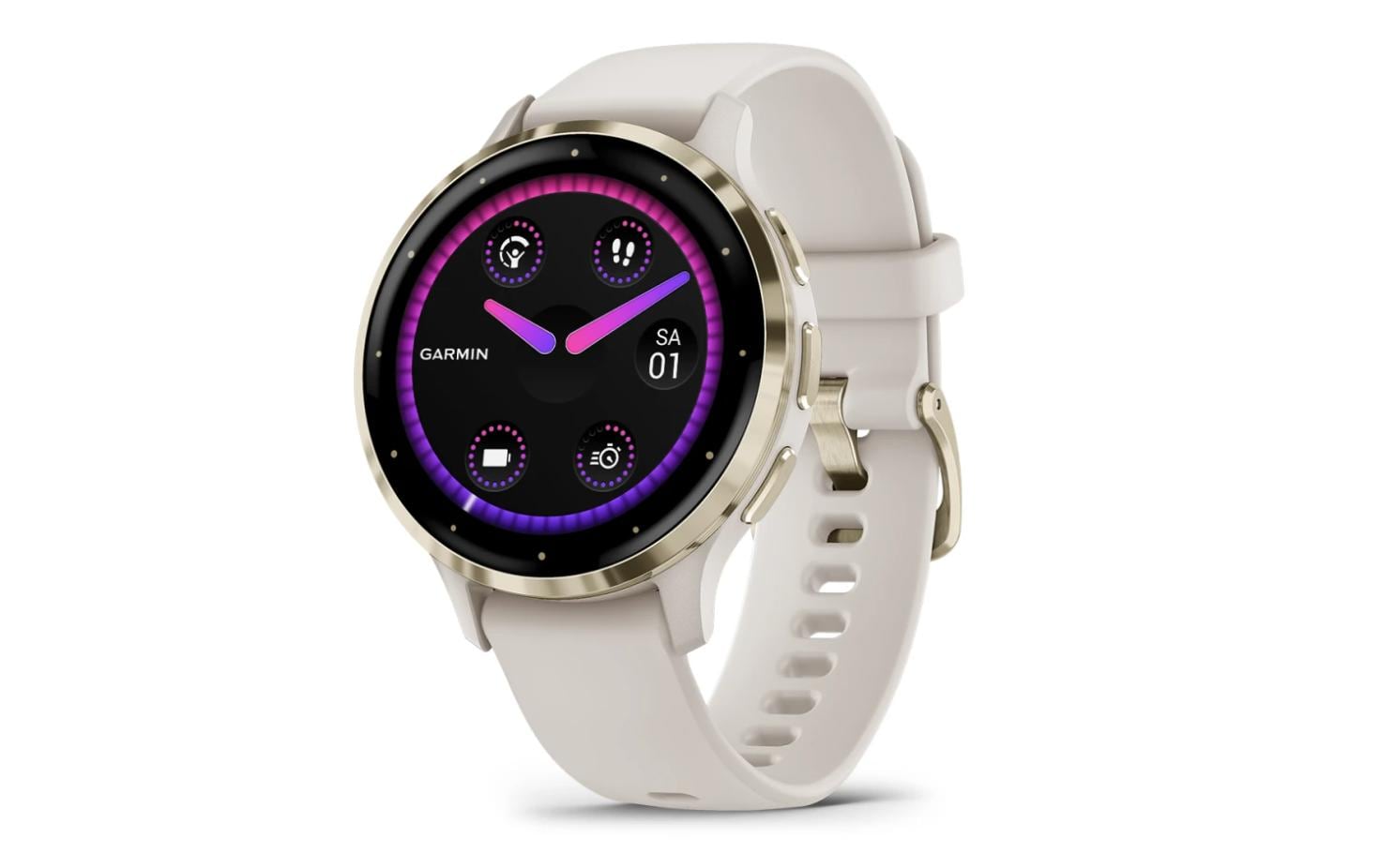 Garmin Sportuhr »Venu 3S Elfenbein / Softgoldfarben« Garmin Sportuhr »Venu 3S Elfenbein / Softgoldfarben« von Garmin