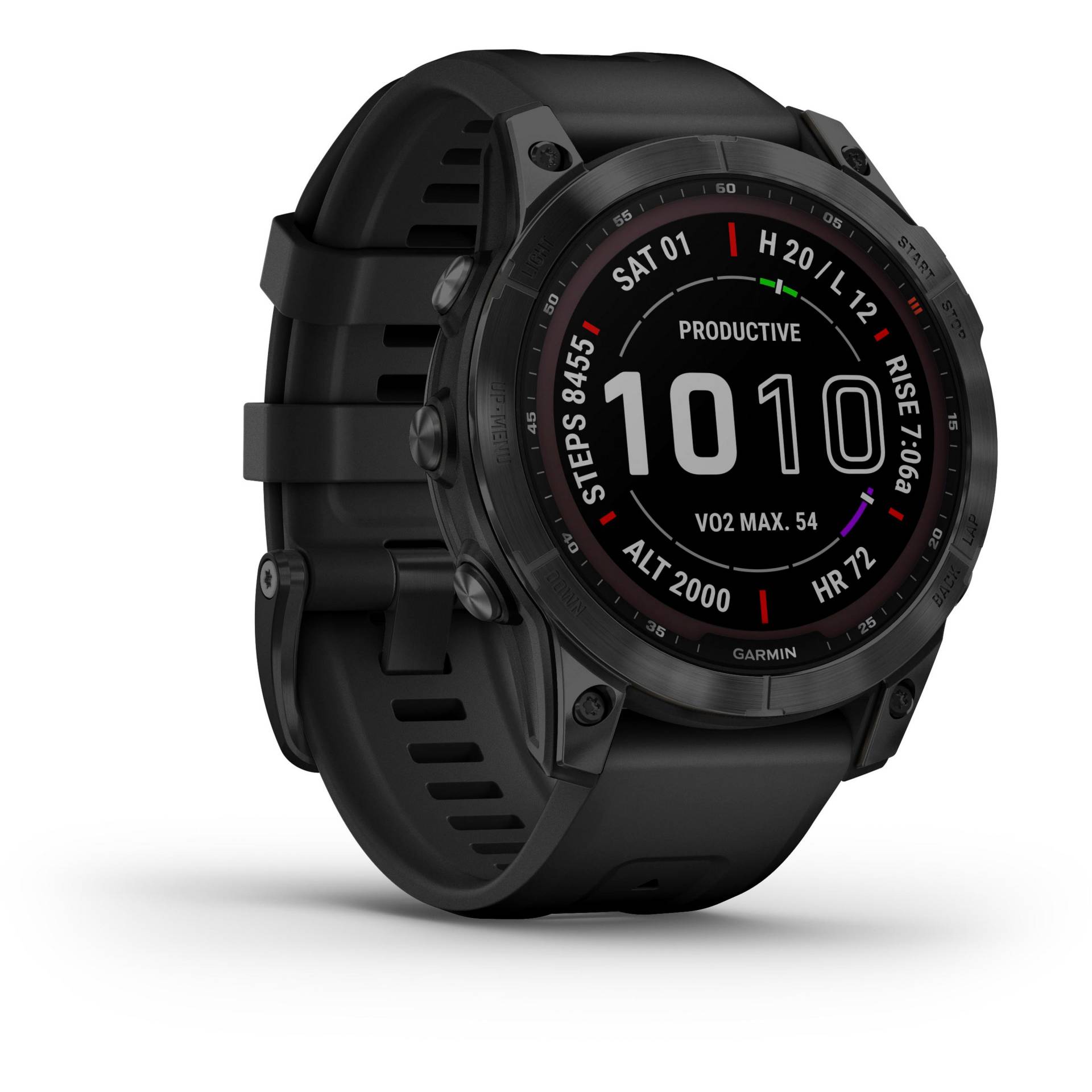 Garmin fenix 7 Sapphire Solar Titan Sportuhr von Garmin