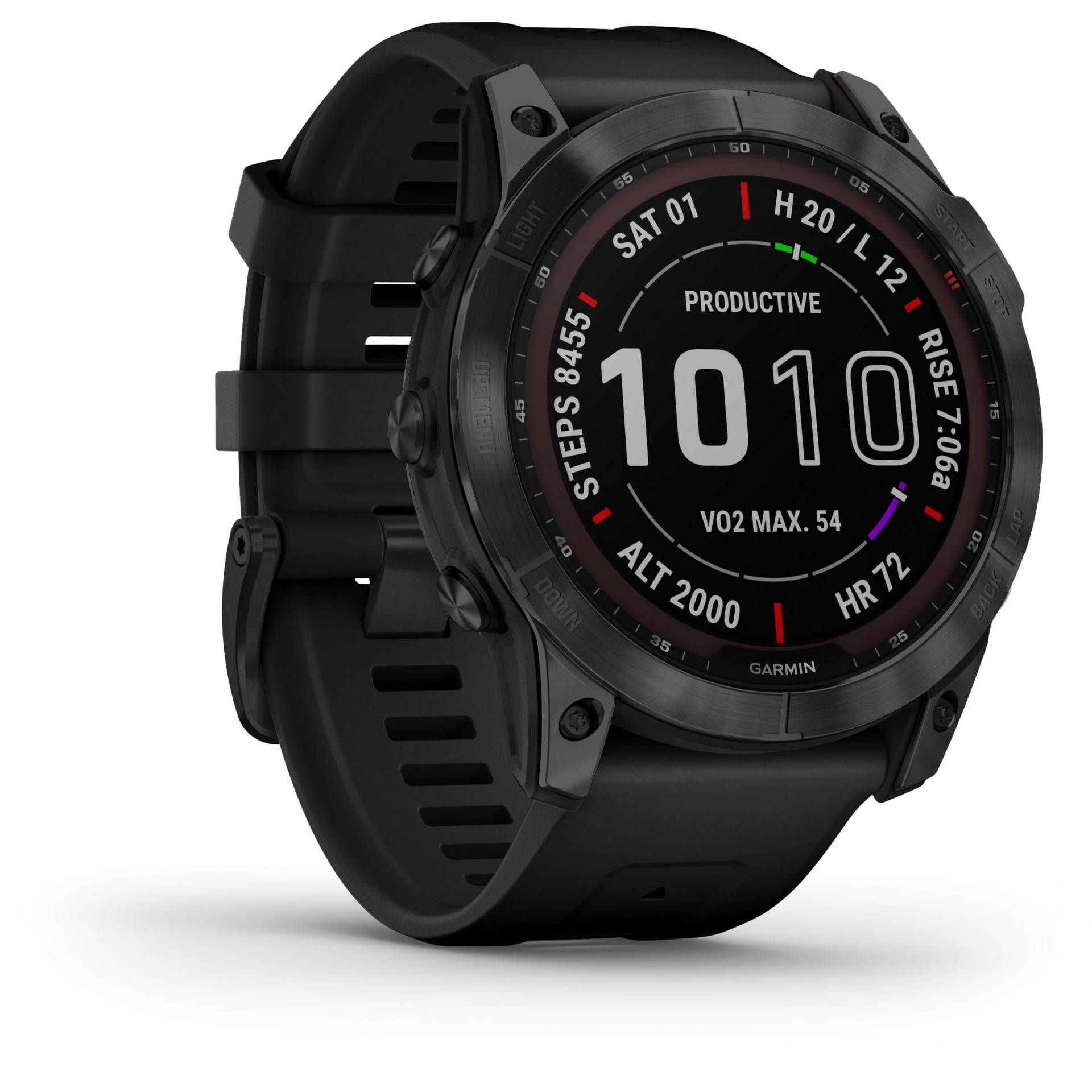 Garmin fenix 7X Sapphire Solar Titan Sportuhr von Garmin