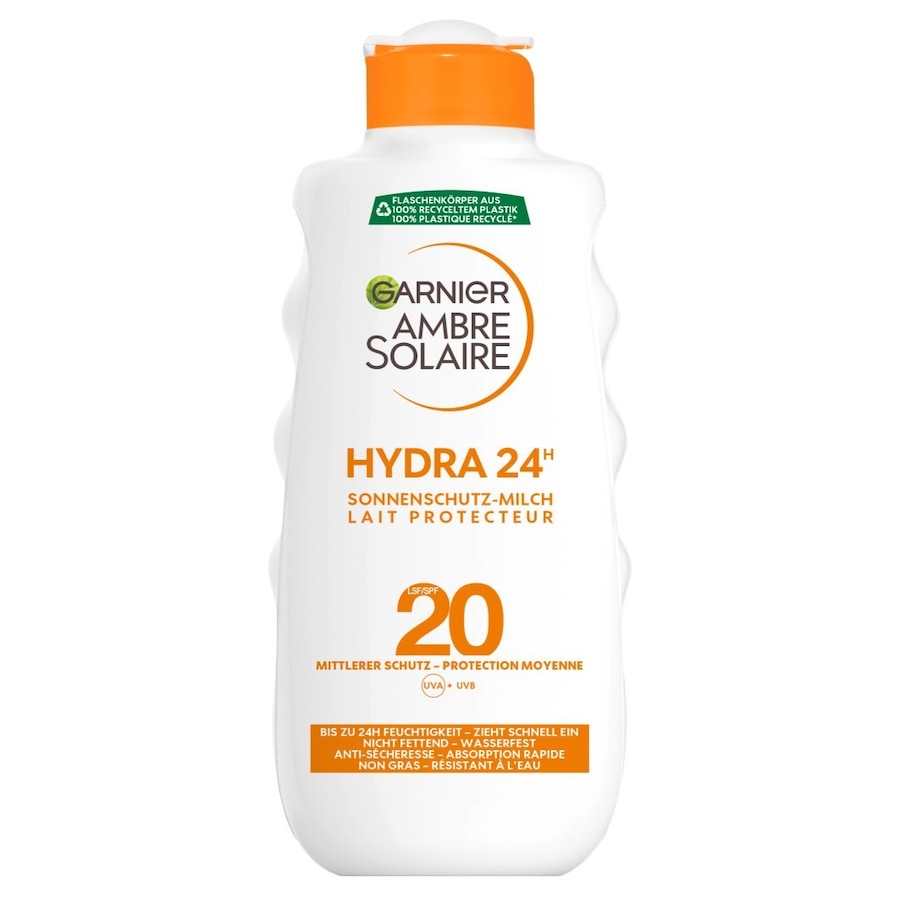 Garnier Ambre Solaire Garnier Ambre Solaire Sonnenschutz-Milch LSF 20 sonnencreme 200.0 ml Garnier Ambre Solaire Garnier Ambre Solaire Sonnenschutz-Milch LSF 20 sonnencreme 200.0 ml von Garnier