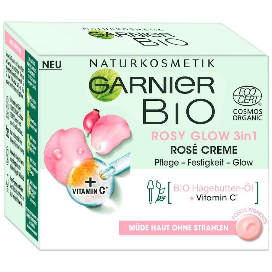 Garnier Bio Garnier Bio Rosy Glow 3in1 Rosé Creme tagescreme 50.0 ml Garnier Bio Garnier Bio Rosy Glow 3in1 Rosé Creme tagescreme 50.0 ml von Garnier