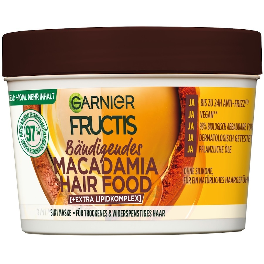 Garnier Fructis Garnier Fructis Bändigendes Macadamia Hair Food haarkur 400.0 ml von Garnier