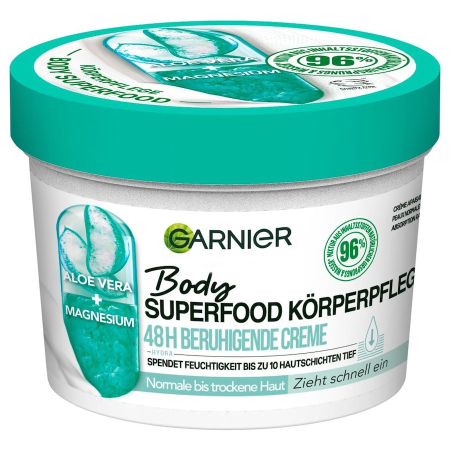 Garnier Garnier Body Superfood Körperpflege 48h beruhigende Creme koerpercreme 380.0 ml Garnier Garnier Body Superfood Körperpflege 48h beruhigende Creme koerpercreme 380.0 ml von Garnier