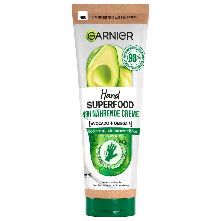 Garnier Garnier Handbalsam Superfood 48h Reparierende Handcreme handlotion 75.0 ml Garnier Garnier Handbalsam Superfood 48h Reparierende Handcreme handlotion 75.0 ml von Garnier