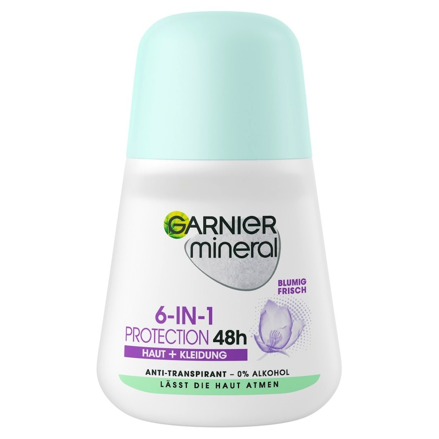 Garnier Garnier Mineral 6-In-1 Protection 48h antitranspirant 50.0 ml Garnier Garnier Mineral 6-In-1 Protection 48h antitranspirant 50.0 ml von Garnier