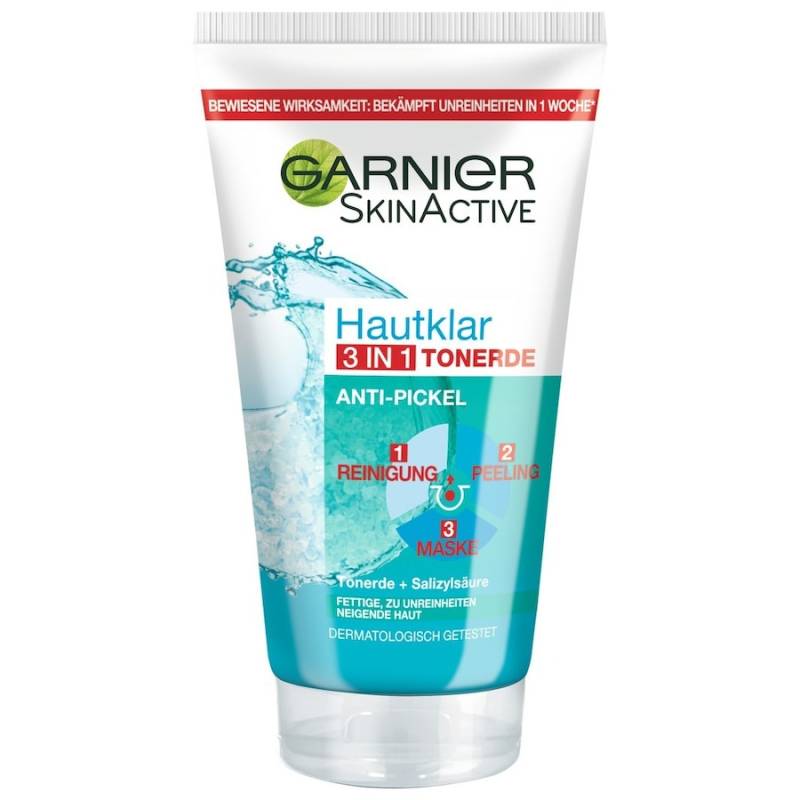 Garnier Hautklar Garnier Hautklar 3in1 Tonerde Reinigung + Peeling + Maske reinigungsgel 150.0 ml von Garnier