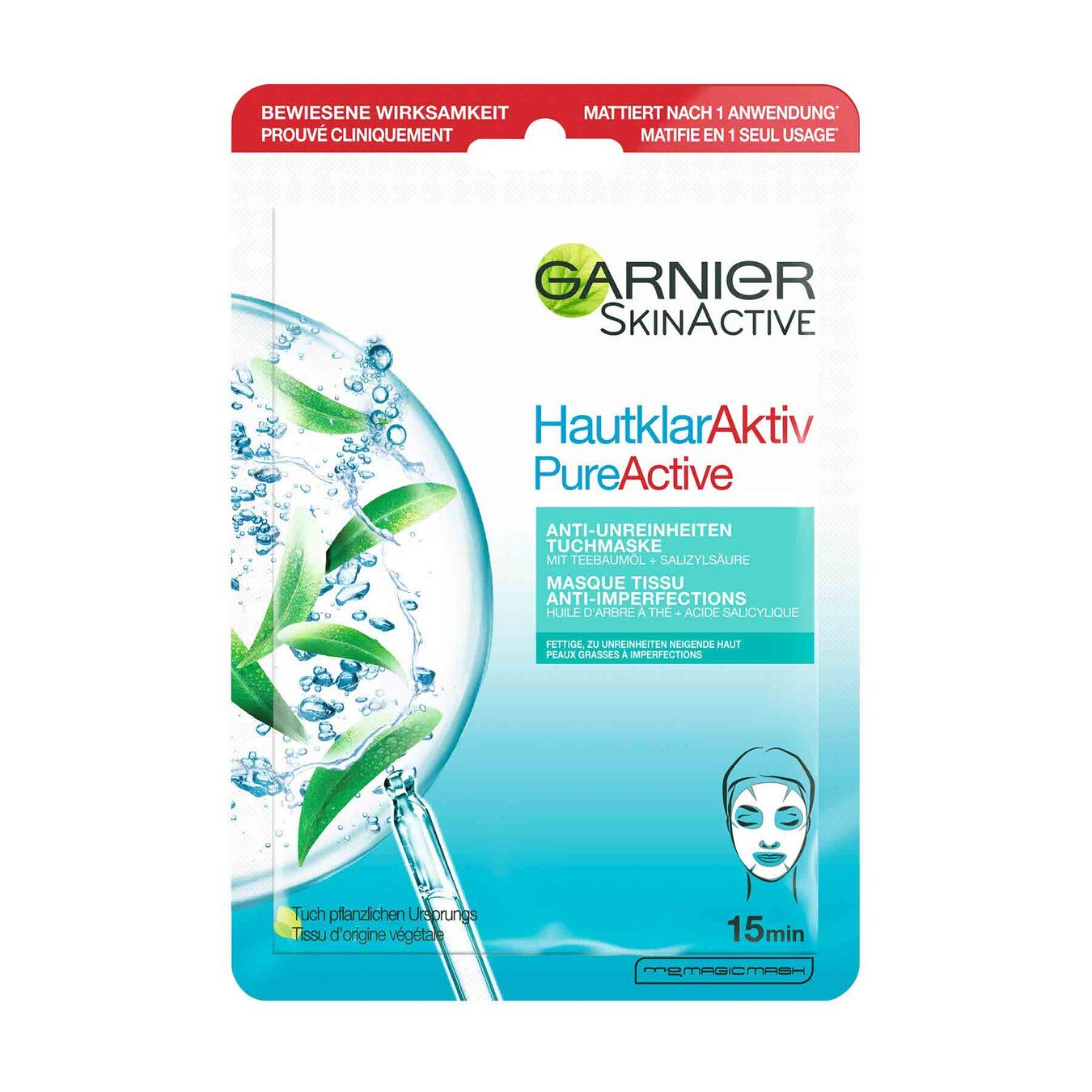 Garnier Skin Active Anti-Unreinheiten Tuchmaske von Garnier