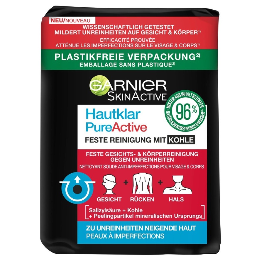 Garnier Skin Active Garnier Skin Active Hautklar PureActive Feste Reinigung mit Kohle seife 100.0 g von Garnier