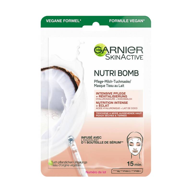 Garnier Skin Active Nutri Bomb Pflege-Milch-Maske von Garnier