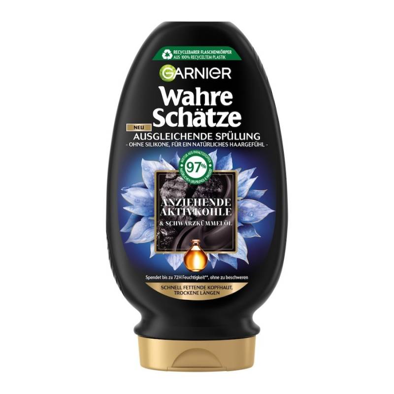 Garnier Wahre Schätze Garnier Wahre Schätze Ausgleichende Spülung Aktivkohle haarspuelung 200.0 ml von Garnier