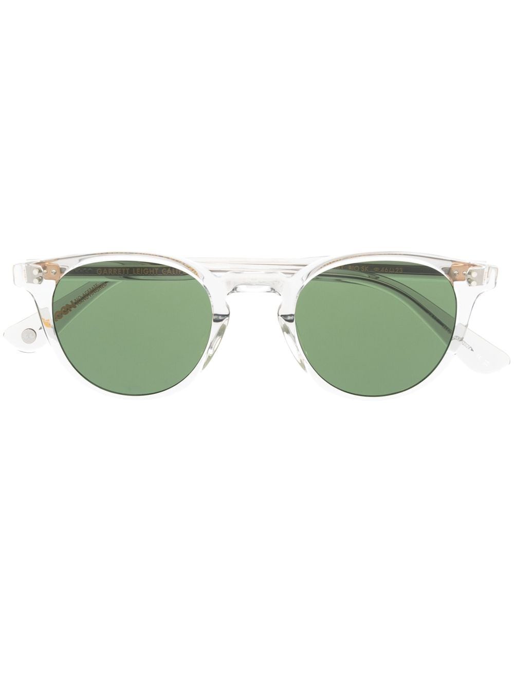 Garrett Leight Clement round-frame sunglasses - Neutrals von Garrett Leight