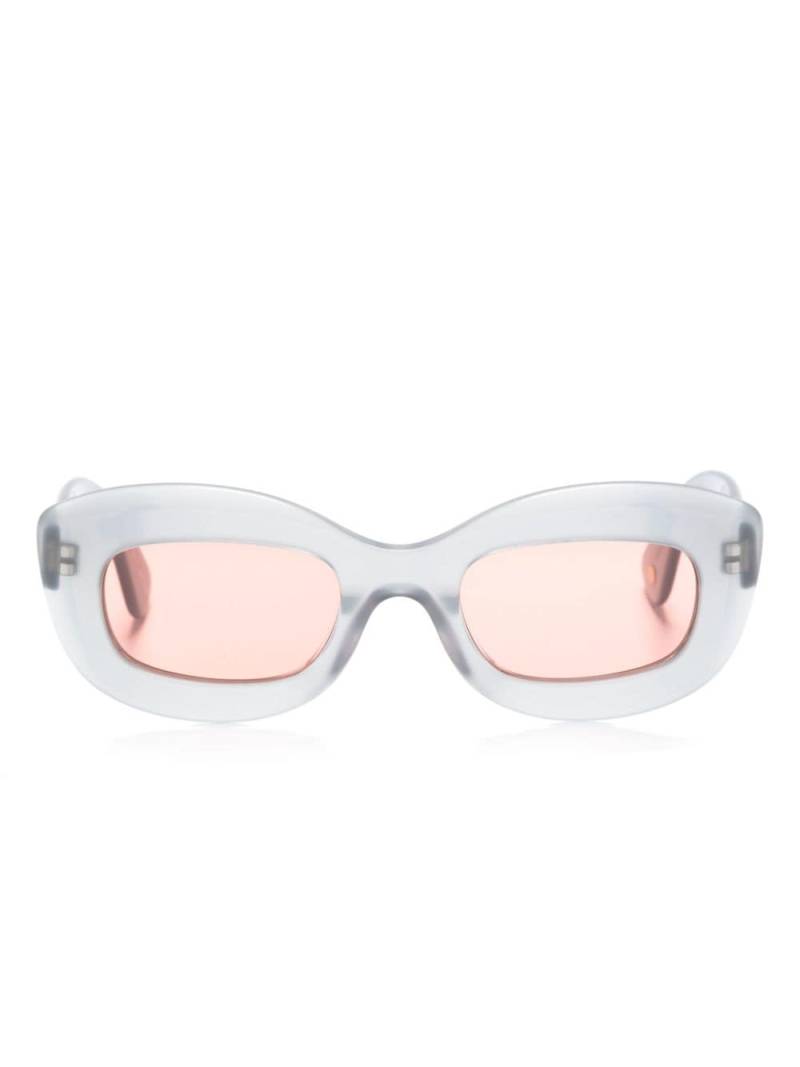 Garrett Leight Dolores rectangle-frame sunglasses - Blue von Garrett Leight