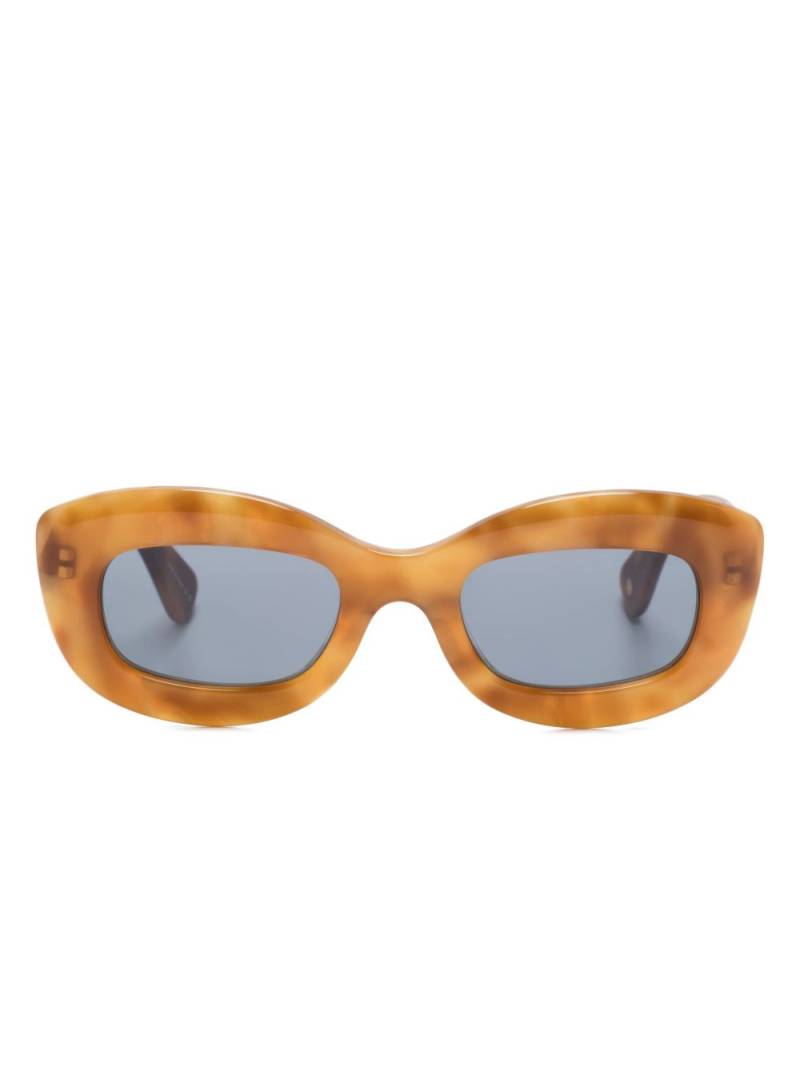 Garrett Leight Dolores round-frame sunglasses - Brown von Garrett Leight