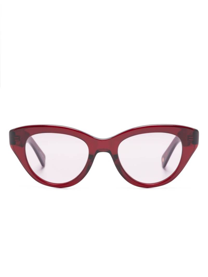 Garrett Leight Dottie cat eye sunglasses - Pink von Garrett Leight