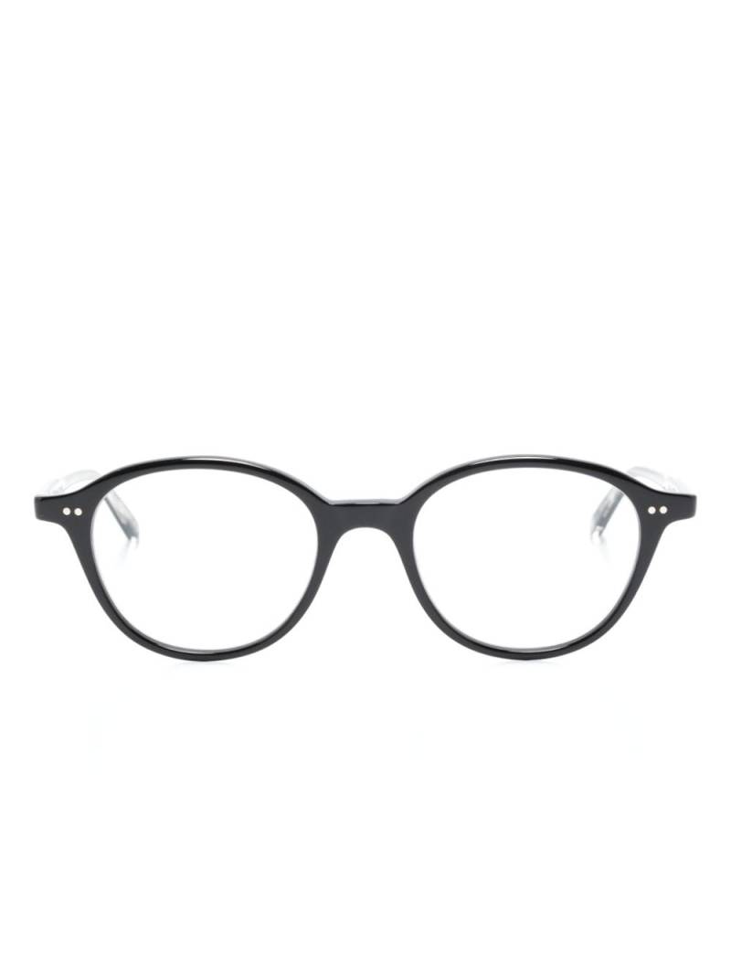 Garrett Leight Franklin round-frame glasses - Black von Garrett Leight