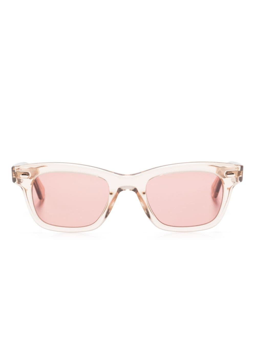 Garrett Leight Grove rectangle-frame sunglasses - Neutrals von Garrett Leight