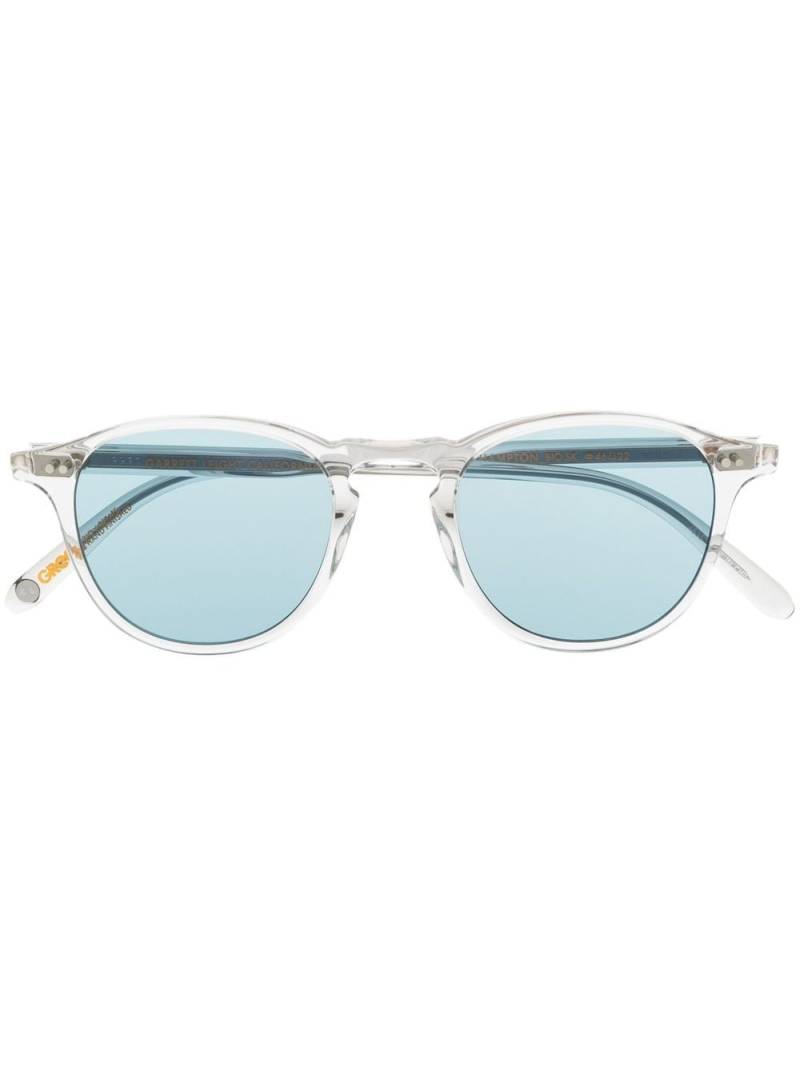 Garrett Leight Hampton round-frame sunglasses - Blue von Garrett Leight