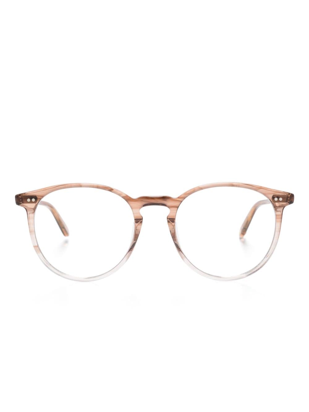 Garrett Leight Morning Side round-frame glasses - Neutrals von Garrett Leight