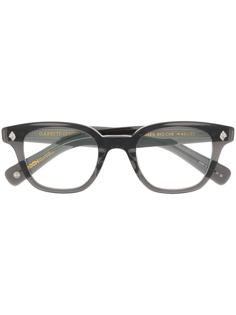 Garrett Leight Naples square-frame optical glasses - Grey von Garrett Leight