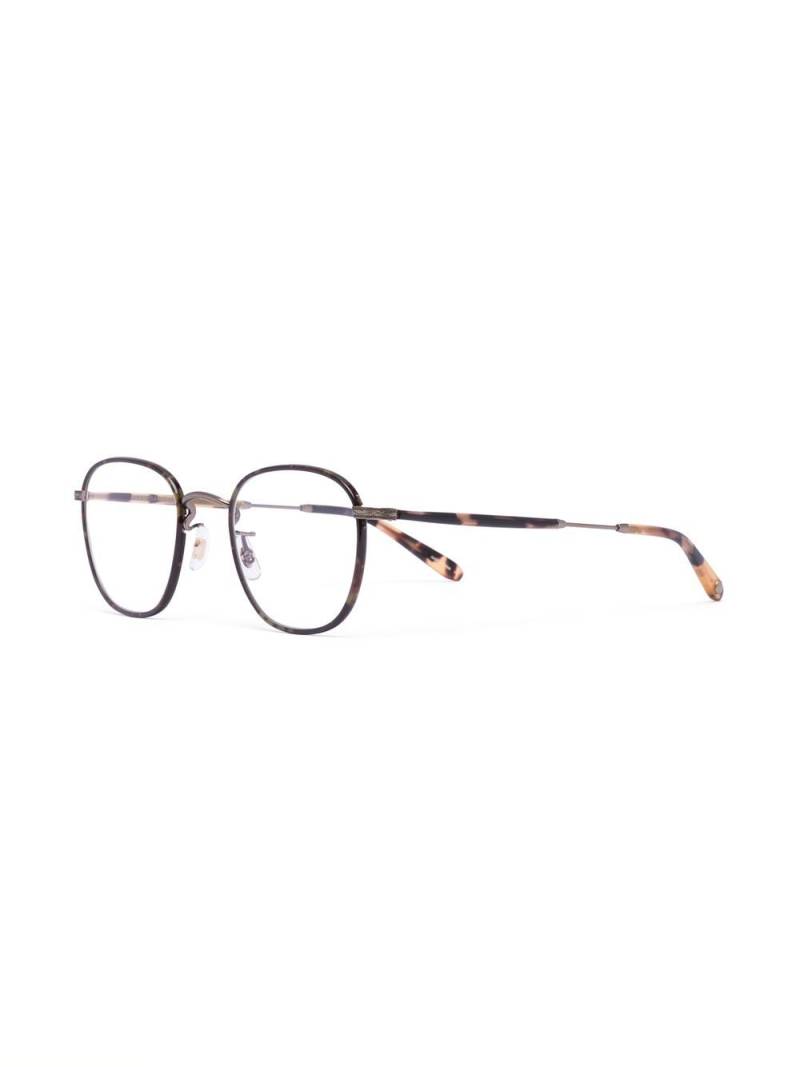 Garrett Leight circle-frame glasses - Brown von Garrett Leight