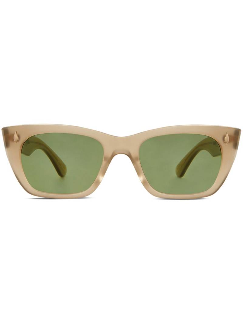 Garrett Leight geometric-frame sunglasses - Neutrals von Garrett Leight