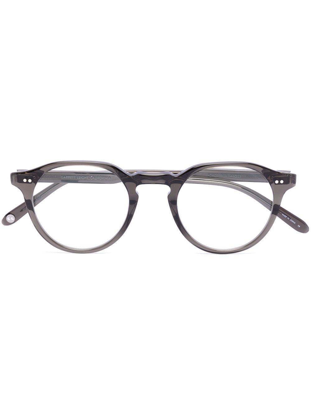 Garrett Leight pantos-frame glasses - Grey von Garrett Leight