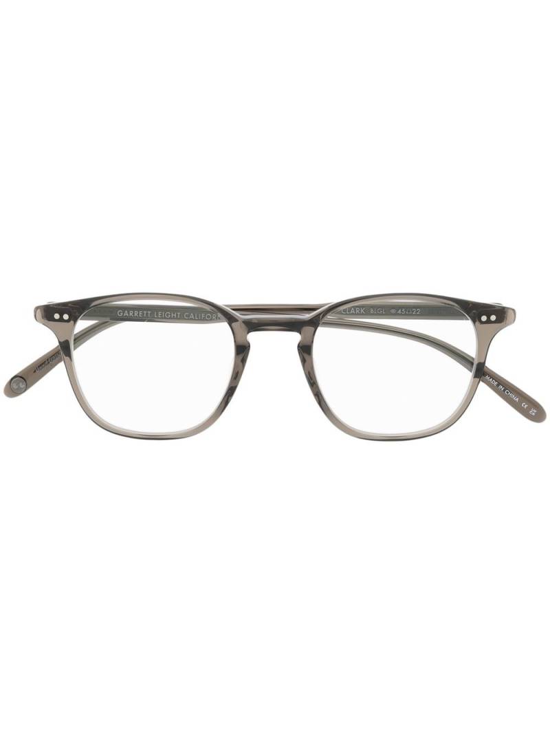 Garrett Leight round-frame design glasses - Grey von Garrett Leight