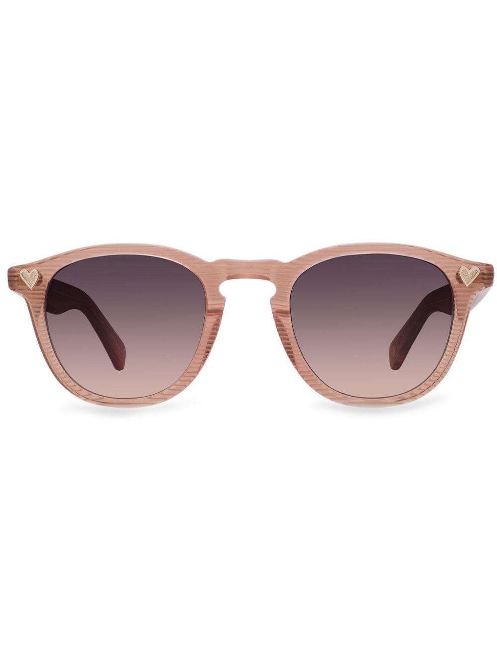 Garrett Leight round-frame sunglasses - Pink von Garrett Leight