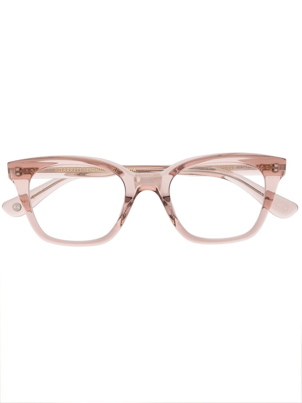 Garrett Leight square-frame glasses - Neutrals von Garrett Leight