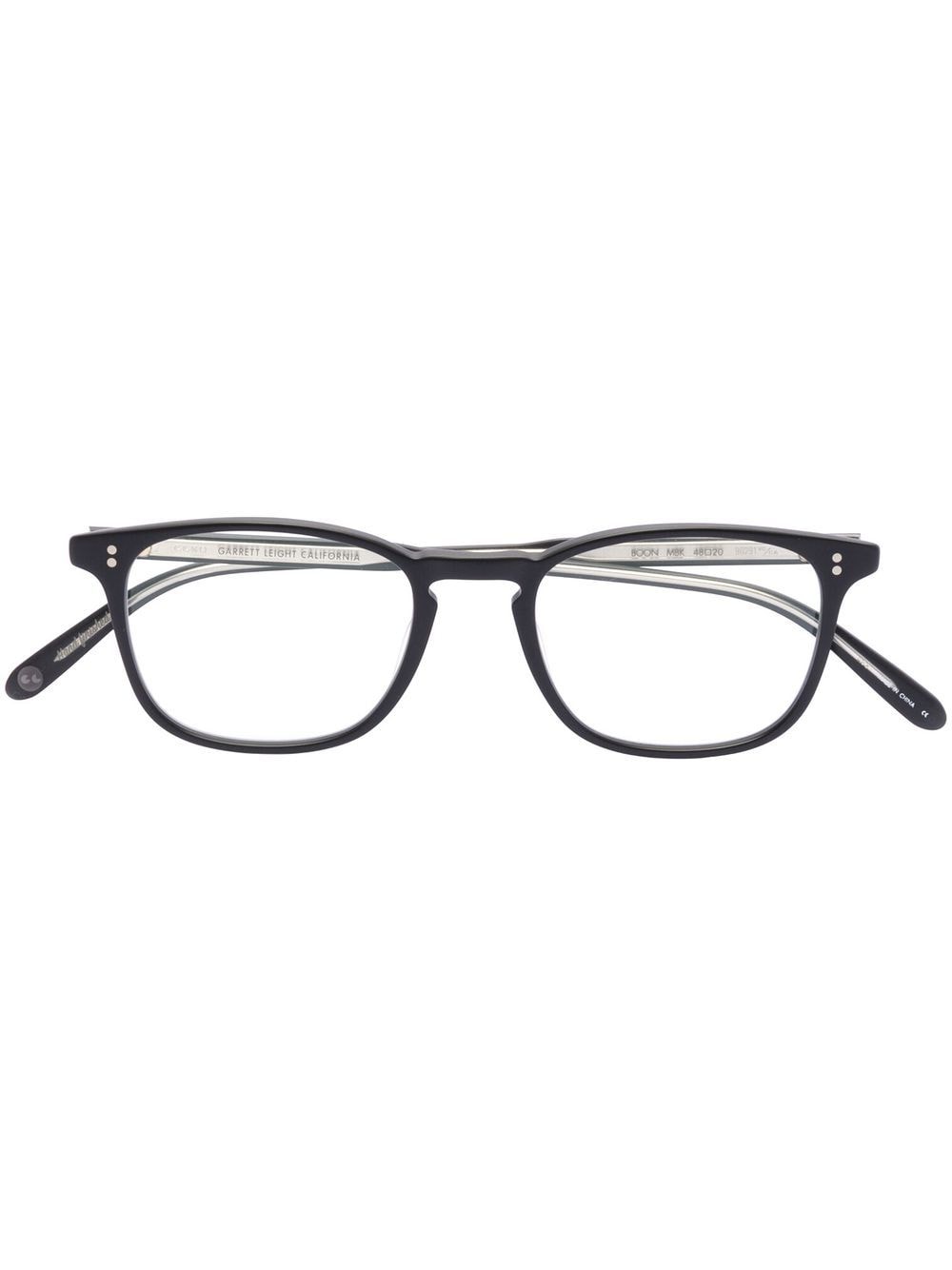 Garrett Leight square-frame sunglasses - Black von Garrett Leight