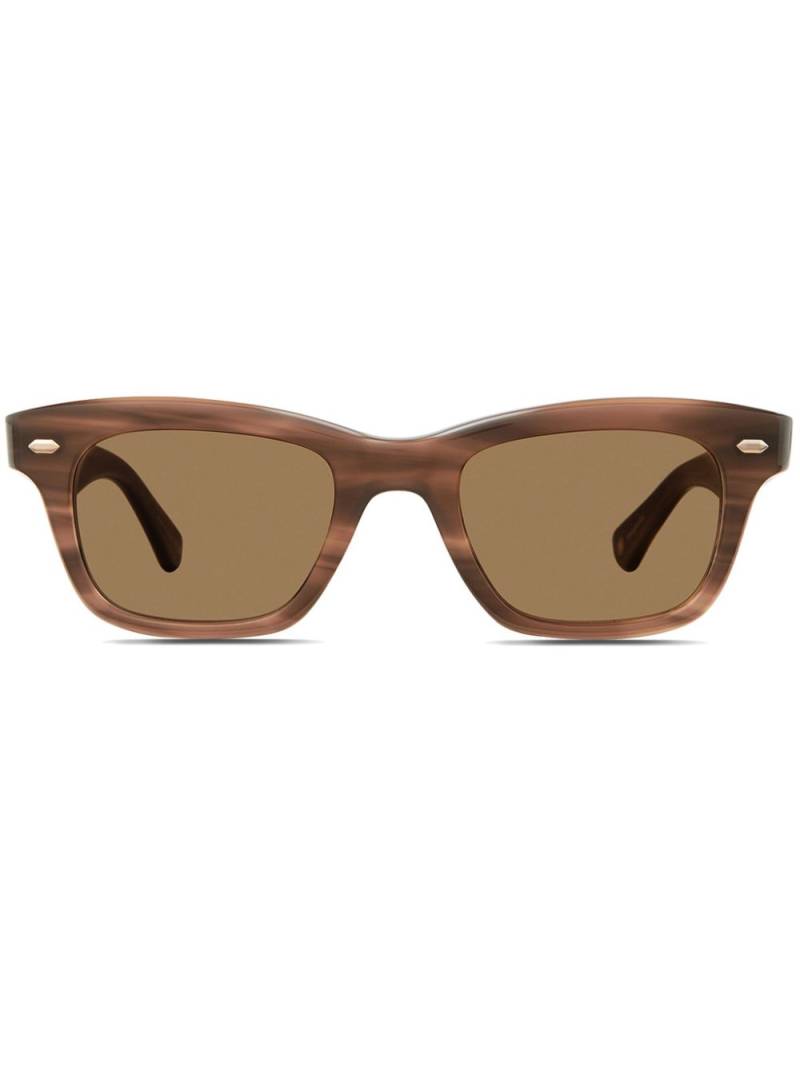 Garrett Leight square-frame sunglasses - Brown von Garrett Leight