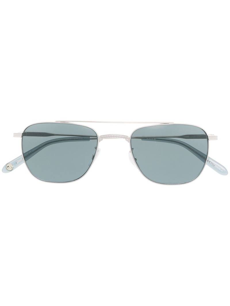 Garrett Leight square pilot sunglasses - Silver von Garrett Leight